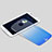 Cover Silicone Trasparente Ultra Sottile Morbida per Motorola Moto X (2nd Gen) Blu