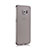 Cover Silicone Trasparente Ultra Sottile Morbida per Samsung Galaxy S6 Edge+ Plus SM-G928F Grigio