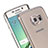 Cover Silicone Trasparente Ultra Sottile Morbida per Samsung Galaxy S6 Edge SM-G925 Grigio