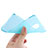 Cover Silicone Trasparente Ultra Sottile Morbida per Xiaomi Redmi Pro Blu