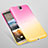 Cover Silicone Trasparente Ultra Sottile Morbida Sfumato per HTC One E9 Plus Rosa