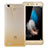 Cover Silicone Trasparente Ultra Sottile Morbida Sfumato per Huawei Enjoy 5S Oro