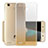 Cover Silicone Trasparente Ultra Sottile Morbida Sfumato per Huawei Enjoy 5S Oro