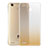 Cover Silicone Trasparente Ultra Sottile Morbida Sfumato per Huawei Enjoy 5S Oro