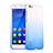 Cover Silicone Trasparente Ultra Sottile Morbida Sfumato per Huawei Honor 6 Blu