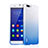 Cover Silicone Trasparente Ultra Sottile Morbida Sfumato per Huawei Honor 6 Plus Blu