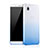 Cover Silicone Trasparente Ultra Sottile Morbida Sfumato per Huawei Honor 7i shot X Blu