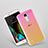 Cover Silicone Trasparente Ultra Sottile Morbida Sfumato per LG K10 Rosa