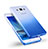 Cover Silicone Trasparente Ultra Sottile Morbida Sfumato per Samsung Galaxy A5 Duos SM-500F Blu