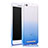 Cover Silicone Trasparente Ultra Sottile Morbida Sfumato per Xiaomi Redmi 3 Blu
