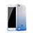 Cover Silicone Trasparente Ultra Sottile Morbida Sfumato Q01 per Huawei Enjoy 5S Blu