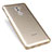 Cover Silicone Trasparente Ultra Sottile Morbida T02 per Huawei GR5 (2017) Oro