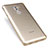 Cover Silicone Trasparente Ultra Sottile Morbida T02 per Huawei Honor 6X Pro Oro