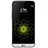 Cover Silicone Trasparente Ultra Sottile Morbida T02 per LG G5 Grigio
