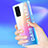 Cover Silicone Trasparente Ultra Sottile Morbida T02 per Realme X7 5G Chiaro