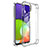 Cover Silicone Trasparente Ultra Sottile Morbida T02 per Samsung Galaxy F22 4G Chiaro