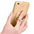 Cover Silicone Trasparente Ultra Sottile Morbida T03 per Huawei Enjoy 5S Oro