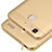 Cover Silicone Trasparente Ultra Sottile Morbida T03 per Huawei P8 Lite Smart Oro