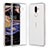 Cover Silicone Trasparente Ultra Sottile Morbida T03 per Nokia 7 Plus Chiaro