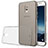 Cover Silicone Trasparente Ultra Sottile Morbida T03 per Samsung Galaxy C7 (2017) Grigio