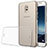 Cover Silicone Trasparente Ultra Sottile Morbida T03 per Samsung Galaxy J7 Plus Chiaro