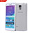 Cover Silicone Trasparente Ultra Sottile Morbida T03 per Samsung Galaxy Note 4 Duos N9100 Dual SIM Chiaro