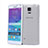 Cover Silicone Trasparente Ultra Sottile Morbida T03 per Samsung Galaxy Note 4 SM-N910F Chiaro