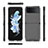 Cover Silicone Trasparente Ultra Sottile Morbida T03 per Samsung Galaxy Z Flip4 5G Chiaro