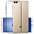 Cover Silicone Trasparente Ultra Sottile Morbida T04 per Huawei Enjoy 7S Chiaro