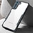 Cover Silicone Trasparente Ultra Sottile Morbida T05 per Samsung Galaxy S22 Plus 5G Nero