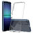 Cover Silicone Trasparente Ultra Sottile Morbida T05 per Sony Xperia 1 IV Chiaro