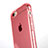 Cover Silicone Trasparente Ultra Sottile Morbida T06 per Apple iPhone 6 Plus Rosa