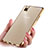 Cover Silicone Trasparente Ultra Sottile Morbida T06 per Huawei Honor 7i shot X Oro