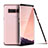 Cover Silicone Trasparente Ultra Sottile Morbida T06 per Samsung Galaxy Note 8 Rosa