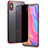 Cover Silicone Trasparente Ultra Sottile Morbida T06 per Xiaomi Mi 8 Screen Fingerprint Edition Rosso