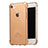 Cover Silicone Trasparente Ultra Sottile Morbida T07 per Apple iPhone 7 Oro