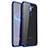 Cover Silicone Trasparente Ultra Sottile Morbida T07 per Huawei Honor 6X Pro Blu