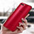 Cover Silicone Trasparente Ultra Sottile Morbida T07 per Huawei Honor View 10 Rosso