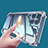 Cover Silicone Trasparente Ultra Sottile Morbida T10 per Samsung Galaxy A12 Chiaro