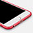 Cover Silicone Ultra Sottile Morbida con Anello Supporto per Apple iPhone 6 Plus Rosso