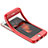 Cover Silicone Ultra Sottile Morbida Fronte e Retro 360 Gradi per Apple iPhone 6 Rosso
