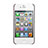 Cover Silicone Ultra Sottile Morbida Opaca per Apple iPhone 4 Grigio