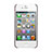 Cover Silicone Ultra Sottile Morbida Opaca per Apple iPhone 4S Grigio