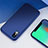 Cover Silicone Ultra Sottile Morbida per Apple iPhone X Blu