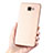 Cover Silicone Ultra Sottile Morbida S04 per Samsung Galaxy A9 (2016) A9000 Oro