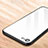 Cover Silicone Ultra Sottile Morbida Specchio per Apple iPhone 7 Bianco