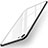 Cover Silicone Ultra Sottile Morbida Specchio per Apple iPhone SE3 2022 Bianco