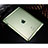 Cover TPU Trasparente Ultra Slim Morbida per Apple iPad 3 Verde