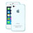 Cover TPU Trasparente Ultra Slim Morbida per Apple iPhone 4 Cielo Blu