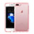 Cover TPU Trasparente Ultra Sottile Morbida per Apple iPhone 7 Plus Rosa